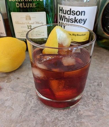 a Negroni cocktail
