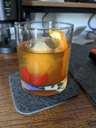 an Old Fashioned cocktail