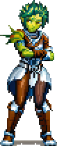 pixel art of a guild wars 2 sylvari