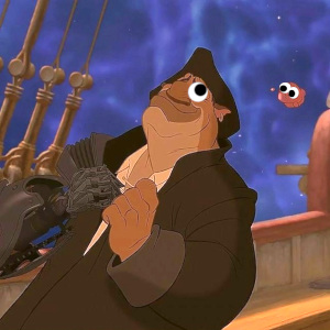 an image of John Silver from the Disney film Treasure Planet