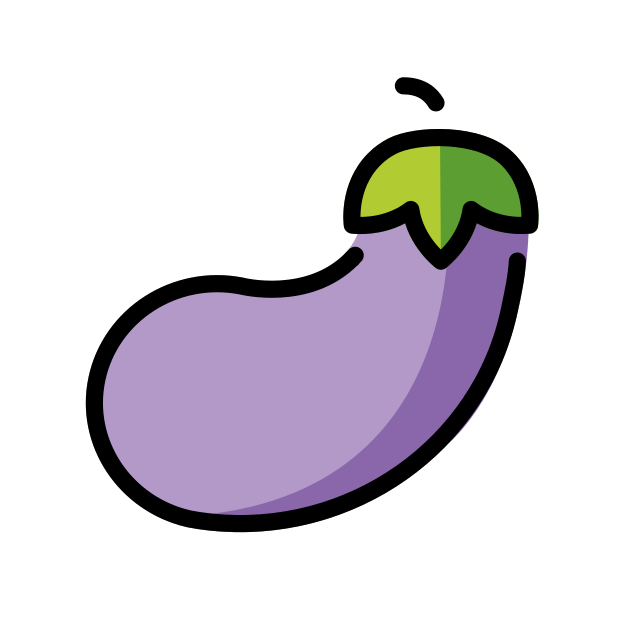 eggplant emoji