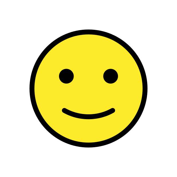 regular smiley face emoji